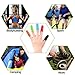 Finger Protectors,12 Pieces, Silicone Finger Protectors, 3 Sizes Rubber Fingers Thimble Protectors Guard Tips Caps Pads Cover for Hot Glue Gun | Embroidery | Sewing | Cutting| Sorting Task -Blue Green