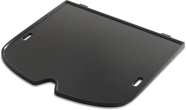 Weber Traveler Griddle NonStick PorcelainEnameled CastIron Griddle Insert for Weber Traveler Portable Grills