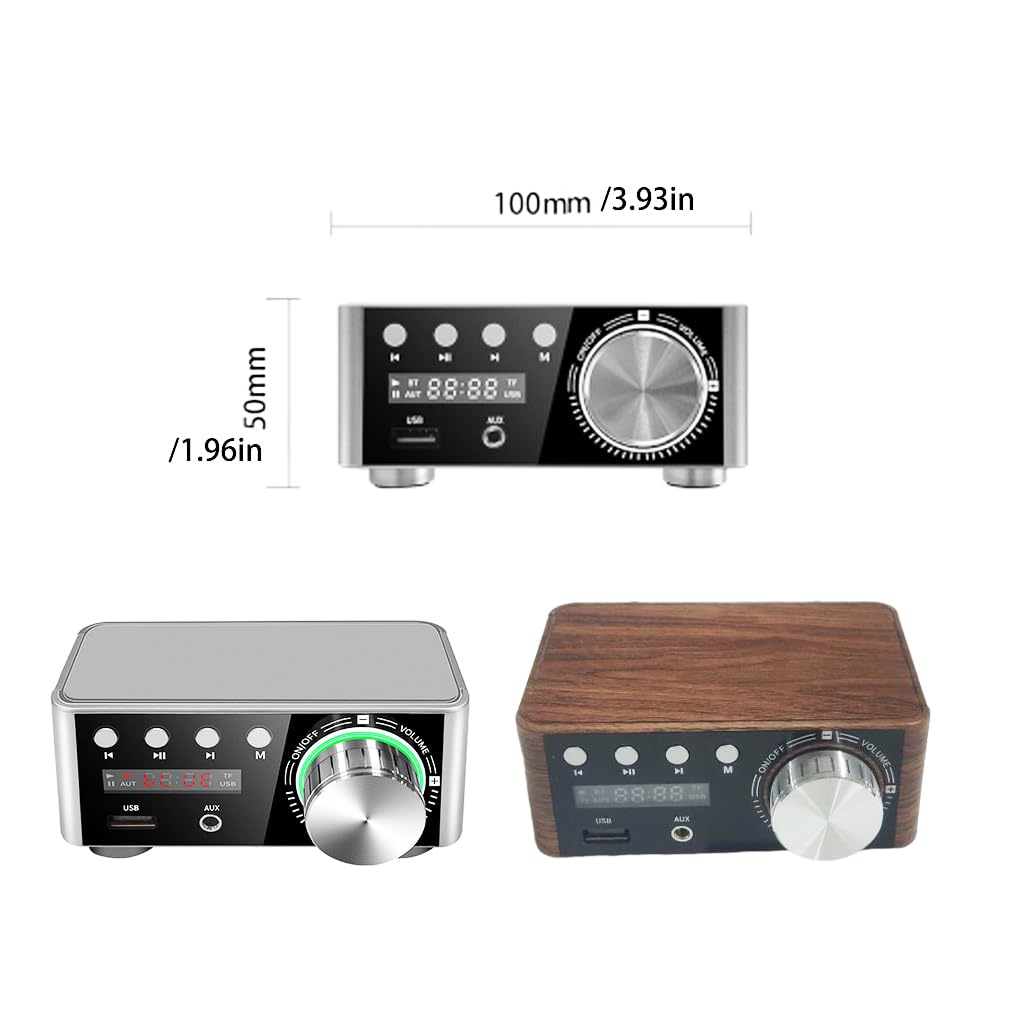 Amazon.co.jp: 100W デジタル ディスプレイ アンプ ボード スピーカー