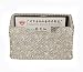 Bestbling Bling Pure Handmade Bling Bling Rhinestones Stainless Steel Metal Business Card Holder Name Card Case (Square)