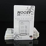 1 x adaptador Micro SIM Noosy SIM Card adaptadores Nano para móviles – Micro; Mini/adaptador de tarjeta SIM estándar/Conversor/soporte + SIM Eject pin/herramienta – adaptador – tarjeta SIM adaptador – 4 en 1 – Noosy – adaptadores SIM – Tarjeta SIM – todos los teléfonos móviles