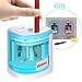 Electric Pencil Sharpener, momen Portable Automatic Colored Pencil Sharpener Heavy Duty for School Classroom Office Home Commercial-Pencil Sharpener Battery Operated for Kids, Teachers, Artists(Blue)