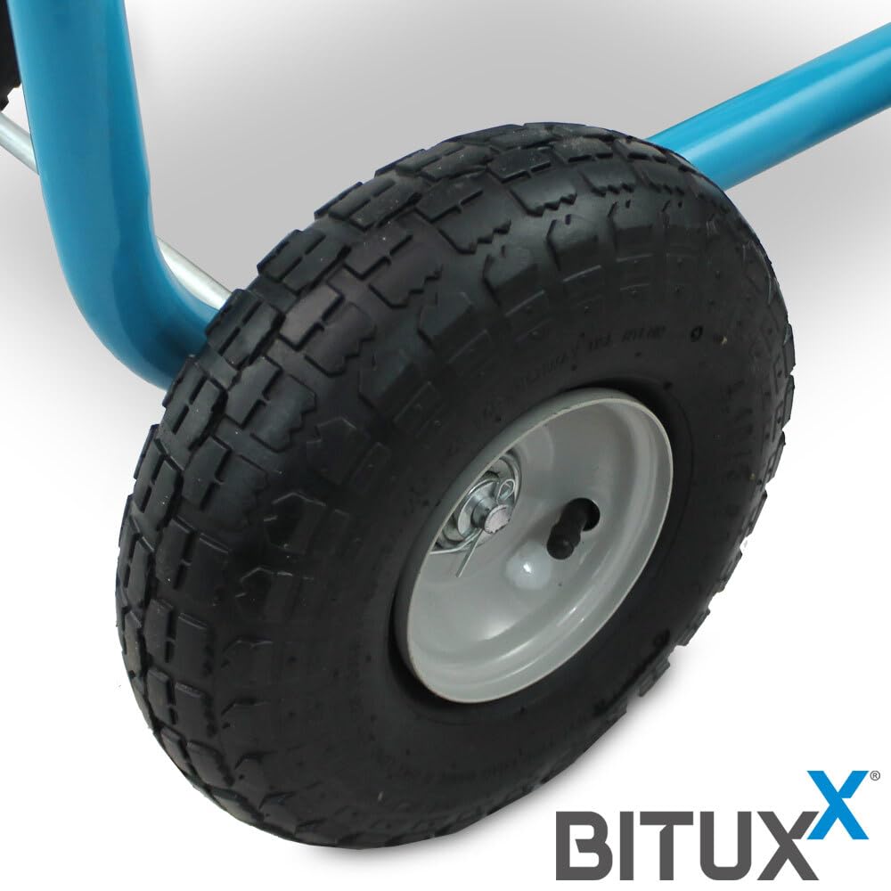 Bituxx Gartenschlauchwagen Schlauchwagen Schlauchaufroller Handwagen Karre bis 70m 3/4"