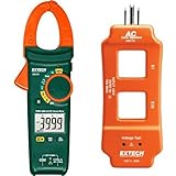Extech MA445 True RMS 400 Amp AC/DC Clamp Meter with NCV with AC Line Splitter