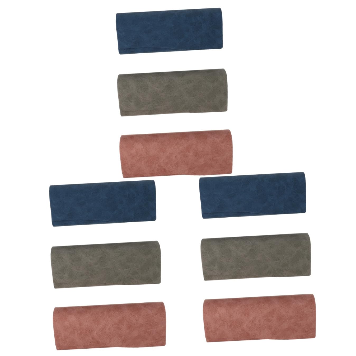 3 set di 3 pezzi, custodia per occhiali, organizer per gioielli, occhiali da vicino, custodia per occhiali da sole, custodia per occhiali da viaggio, custodia per occhiali, porta occhiali