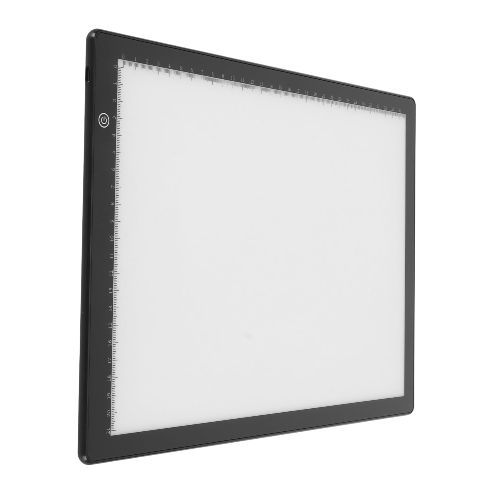 Tavoletta luminosa LED A4 per ricalco, box luminoso portatile per arte con regolazione continua della luminosità, tavolo da disegno ultra sottile con scala chiara per schizzi,