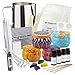 Kit de Fabricación para Velas, Erramienta para Velas de Bricolaje, Mechas de Vela, Crisol, Latas, Tintes, Varillas De Madera, Termómetro