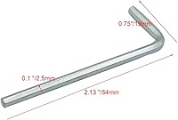 Vista 2 de 2.5mm Hex Key Wrench L Shaped Hexagon Head Repairing Tool 50pcs