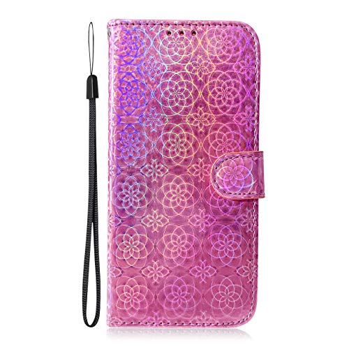 zl one Coque Housse Étui pour Sony Xperia L3 PU Cuir Couverture Protecteur Bumper (Rose)
