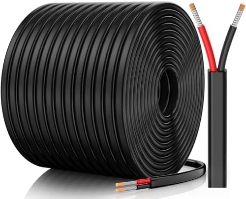 CONEPY 12 Gauge Wire, 12 AWG 2 Conductor Automotive Wire, 12/2 Cable, 200FT