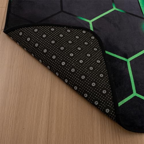 Tapis de console de jeu NTBED 1,2x1,8m vert pour sol de chambre - 6