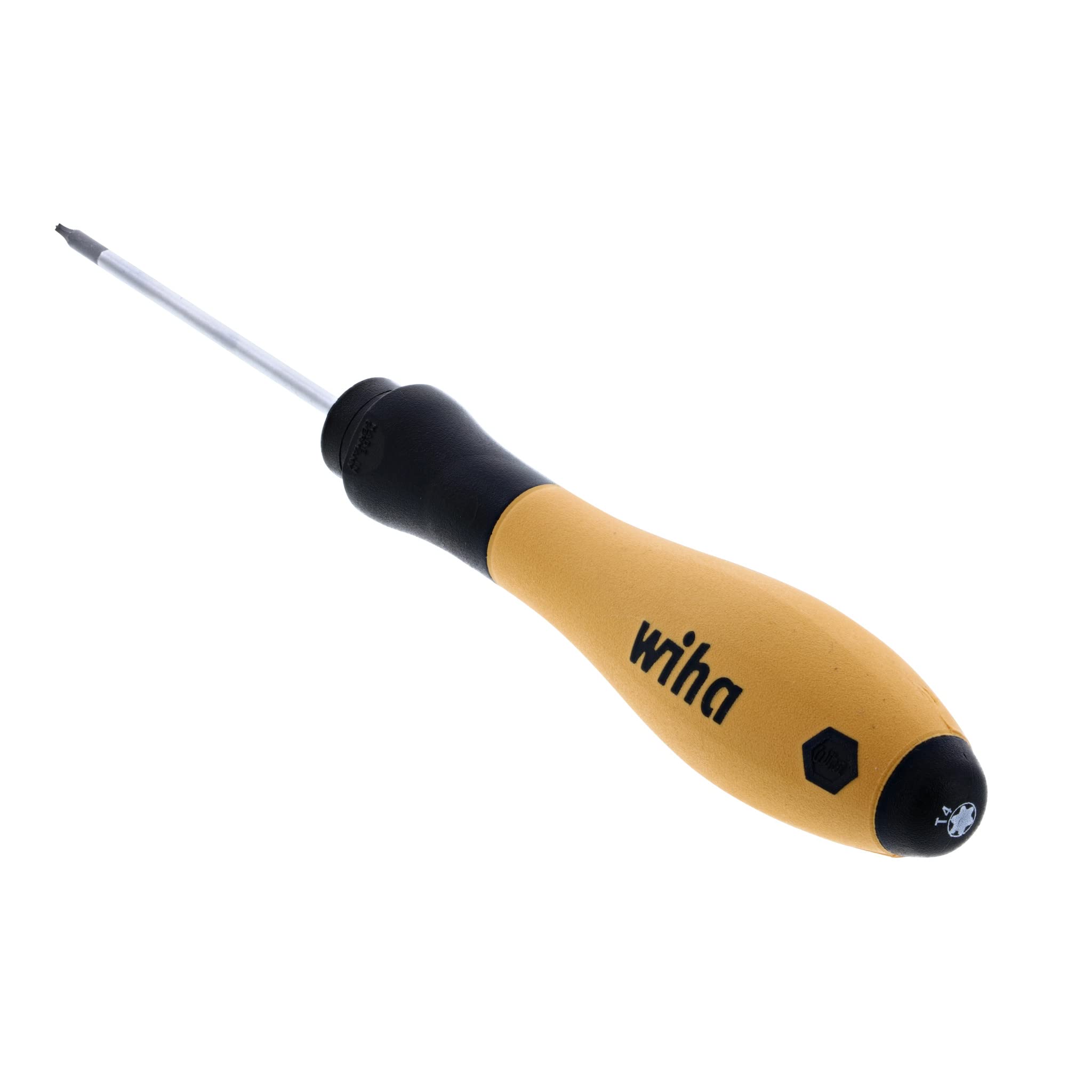 Wiha 36204 cacciavite Torx, ESD Safe with Softfinish Handle, T4 x 60 mm