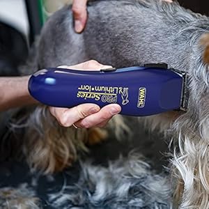 Wahl Dog Clippers, Pro Series Lithium Dog Grooming Kit, for Wiry, Smooth, Long, Silky and Short Coats, Low Noise Cordless Pet Clippers, Pets at Home, Ergonomic and Light