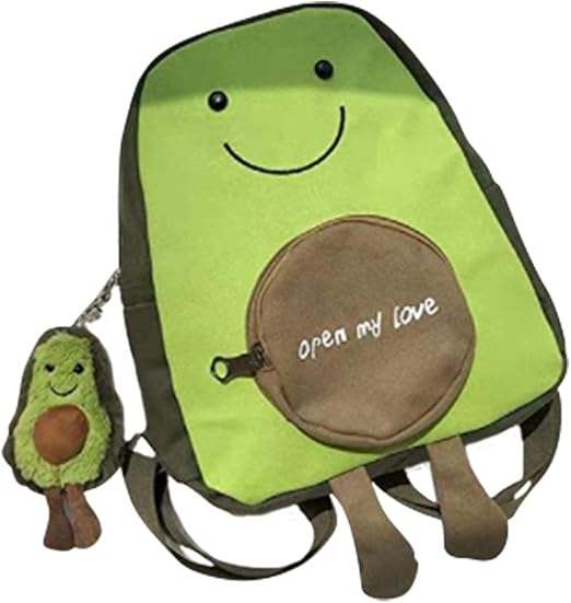 Mini bolsa de aguacate para grils niños y adultos, mochila de aguacate,  mochila única de aguacate, mochila única casual para la escuela, regalo de  viaje, 11.8 x 13.8 x 4.3 in, llavero de aguacate suave : Ropa, Zapatos y  Joyería - Amazon.com