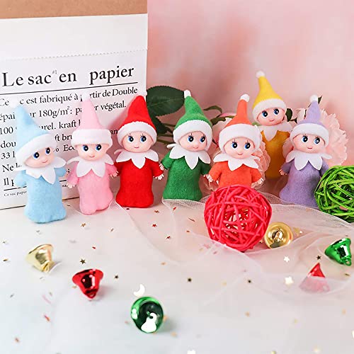 2 Piezas Muñecas Mini Bebé Elfos Verdes miniatura 3