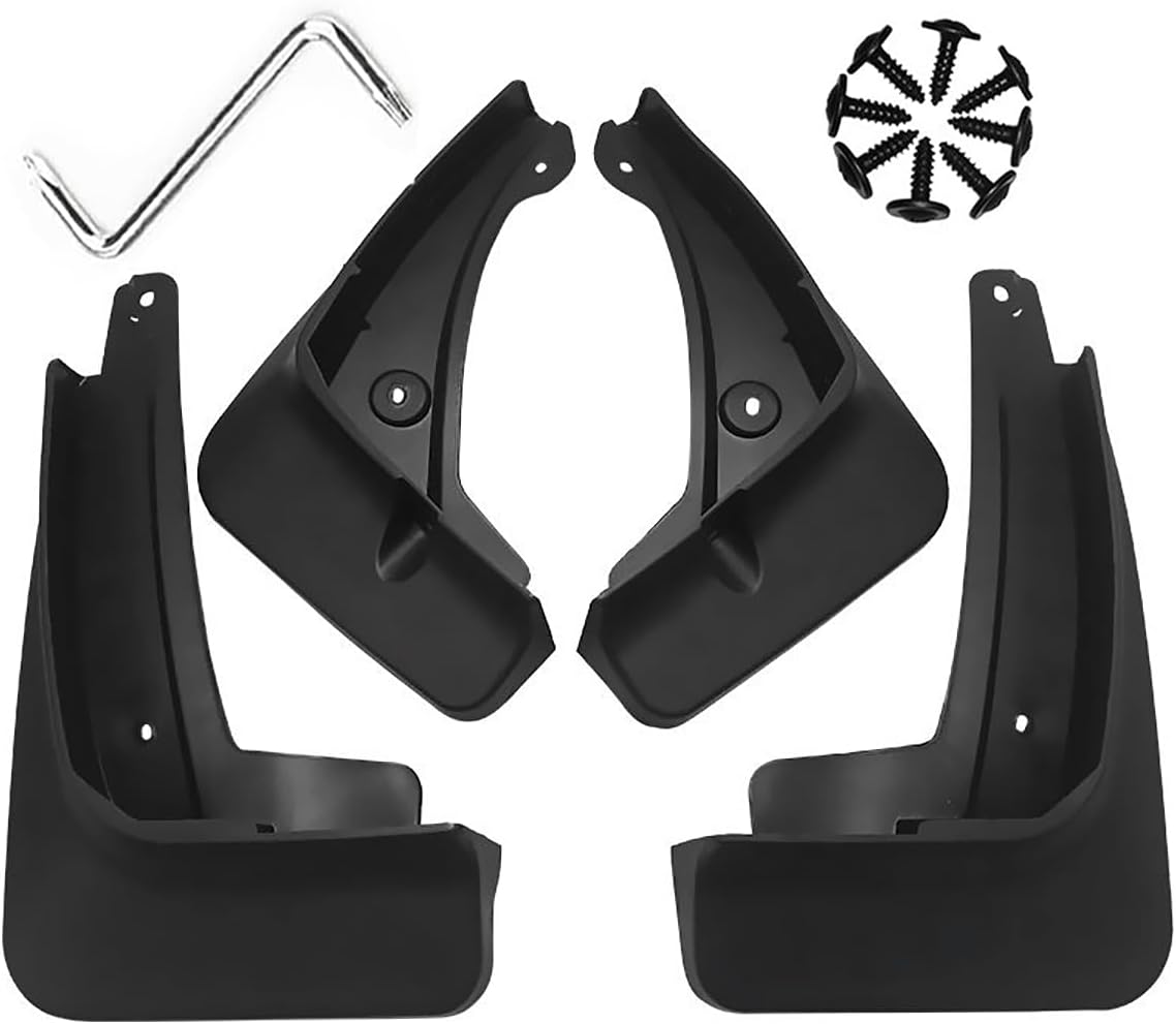 Mud Flaps Fit for 2019-2022 Chevrolet Trax, Mud Flaps Front & Rear Mud Splash Guards Accessories Black, 4 Pc