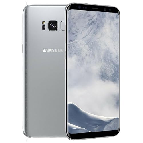 SAMSUNG Galaxy S8 | G950 | Factory Unlocked Smartphone | 4G LTE | 64 GB w/12 MP Camera (Renewed) (Arctic Silver)
