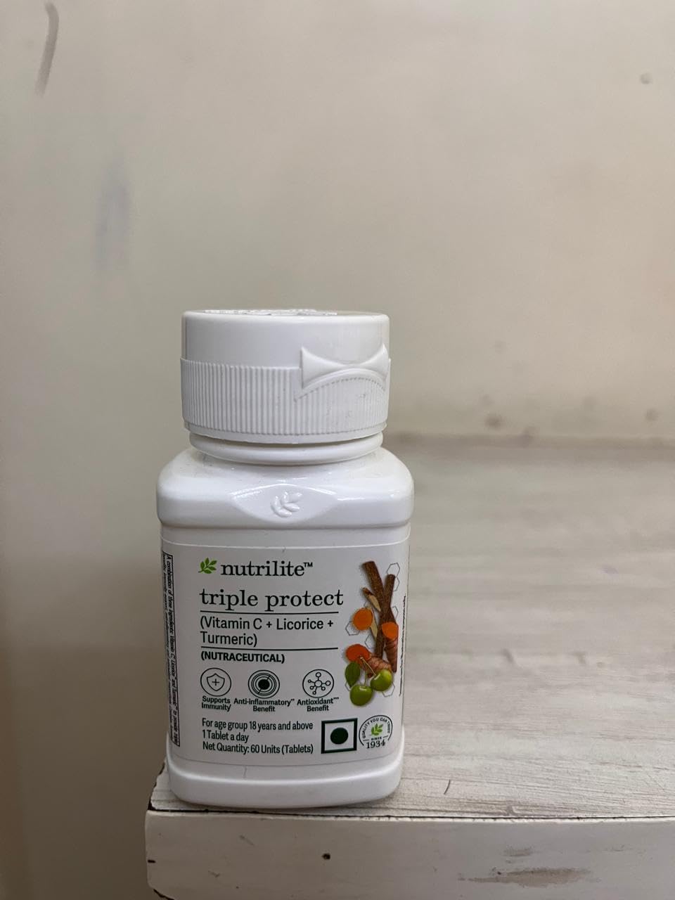 Amway NUTRILITE Vitamin C Cherry Plus,Pack of 60 tablets : Amazon
