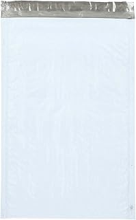 PSBM Bubble Poly Mailers, 8.5x12 Inch, 100 Pack, Padded Shipping Envelope Mailers, White/Grey, Self Seal and Peel Strip
