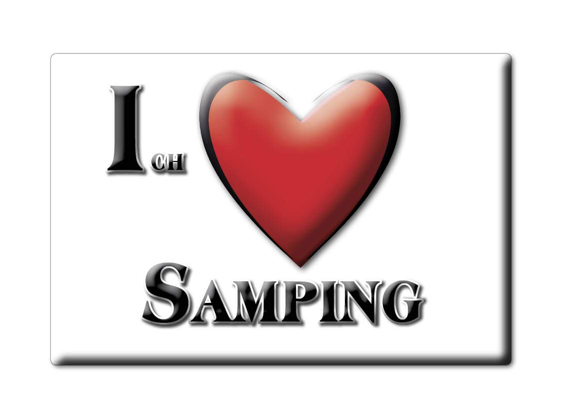Enjoymagnets SAMPING (BY) FRIDGE MAGNET GERMANY BAYERN SOUVENIR I LOVE GIFT PRESENT