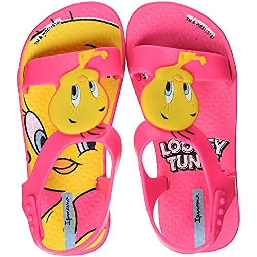 Ipanema Looney Tunes Baby, Sandalias Planas Bebé-Niñas, Rosa