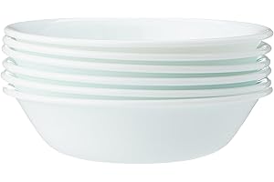Small yet Mighty: Corelle 10 oz Vitrelle Glass Winter Frost White Dessert...