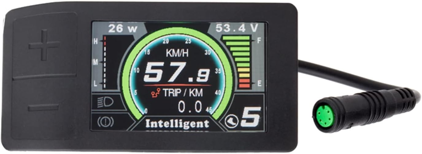 Electric Bicycle TFT LCD 500C New 600C Display Indicator Computer for Bafang 8FUN Mid Hub Motor 36V 48V 52V 750W E-Bike Parts