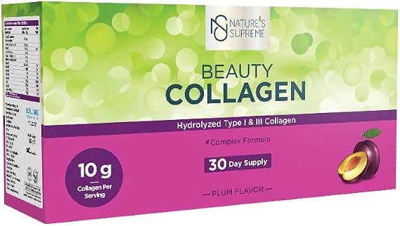 Nature's Supreme Beauty Collagen Powder 30 Sachet ORANGE Color