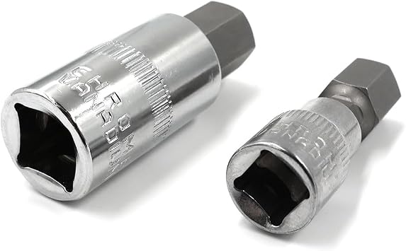 Hex Bit Socket Set S2 Steel 2-14mm 1/4 3/8 1/2 Drive 13-Piece