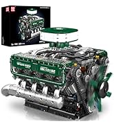 Mould King 10168 Technik V8 Motor Bausatz Bausteine Engines Motorbausatz Klemmbausteine Simulation Motor Mit Funktionsfähiges Engine Kit Für