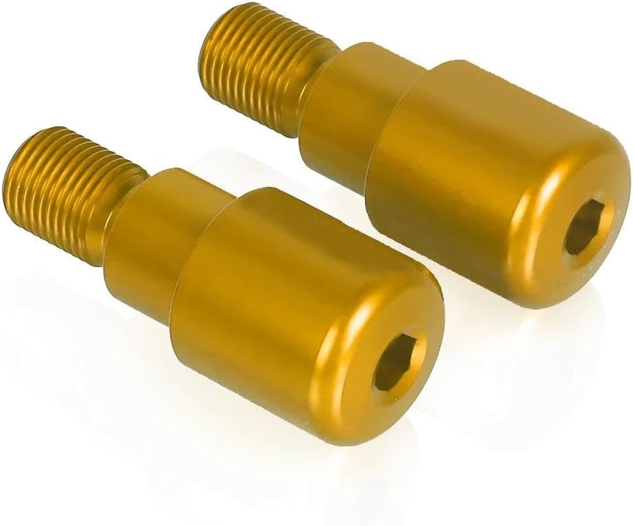 for Yama&ha FZ6 FZ6N FZ6S 2004-2009 FZ6R 2009-2017 FZ07 FZ09 2014-2023 FZ10 2017-2023 FZS1000 FA&zer 2001-2005 Motorcycle Handlebar Grips End Handle Bar Cap End Plug Cap Plug(Red)