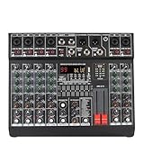 DJ-Controller, 2-teiliges Mono-Mischpult Mit 6 Kanälen, 99 Digitalen Effekten, USB, Soundmixer for PC 48 V for Die Produktion Von Kirchenmusik