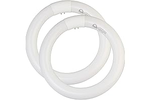 FC8T9/CW 22W Cool White Circular Fluorescent Light Bulb, 8 Inch, Pack of 2