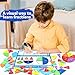 D-FantiX Magnetic Fraction Tiles & Fraction Circles Activity Set, Math Manipulatives for Elementary School, Fraction Manipulatives Montessori Learning Toys for Kids Students Homeschool Supplies