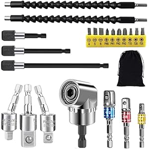 Flexible Drill Bit Extension Set, 1...