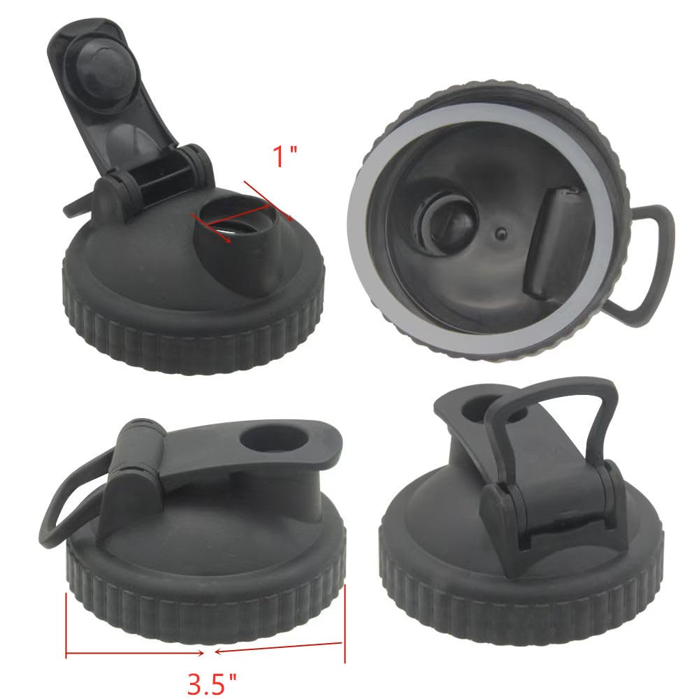 Amazon.com: 2 Pack Mason Jar Flip Lid- Inner3.3inch(85mm) diameter  