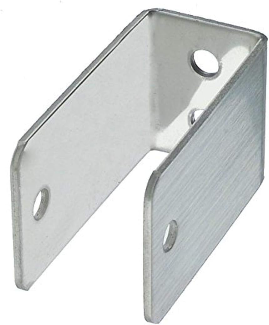 Harris Hardware 11989 Extra Long U Bracket Stamped Stainless Steel 3/4-Inch Panel Thickness 2-1/2-Inch Bracket Stamped Stainless Steel Height 7/8-Inch Base Length 1-1/2-Inch Base Width,