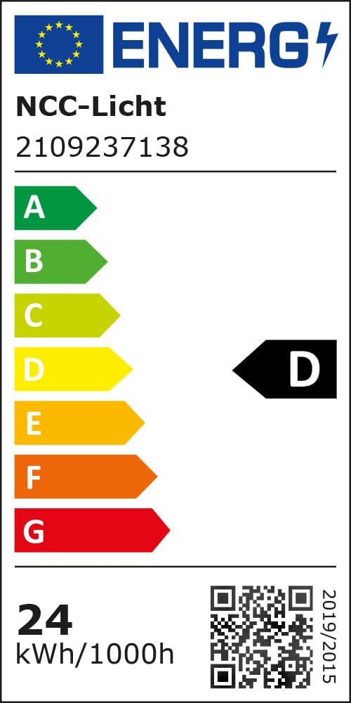 NCC-Licht 10 tubos fluorescentes LED de 150 cm, 24 W/840 G13, alta salida, 3500 lm, ultra brillante, 145 lm/W, blanco neutro 4000 K, de cristal con arrancador