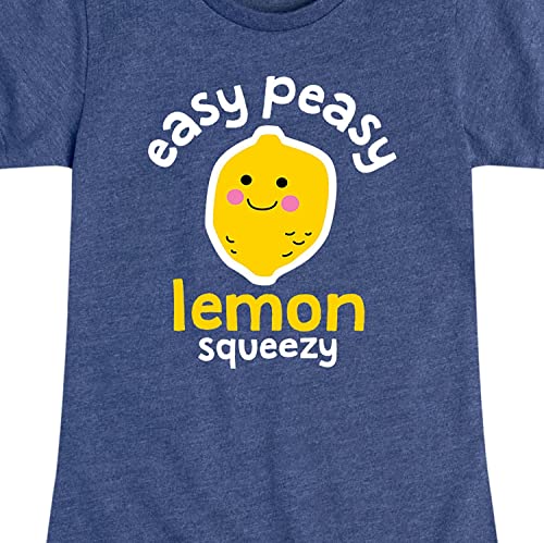 Instant Message - Easy Peasy Lemon Squeezy-Girls Toddler and Youth Short Sleeve Graphic T-Shirt3