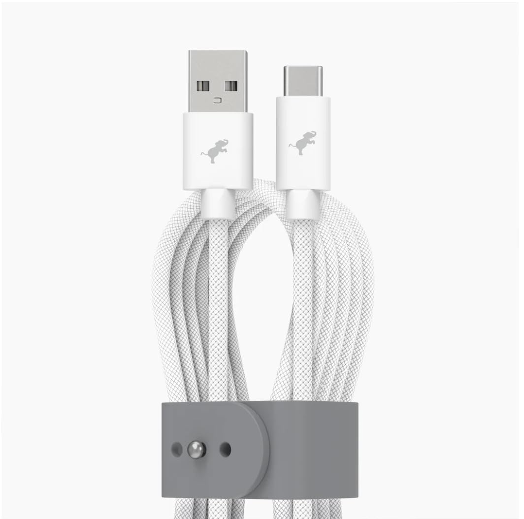 Nimble POWERKNIT Câble USB-A vers USB-C de 3 m, cordon de charge rapide
