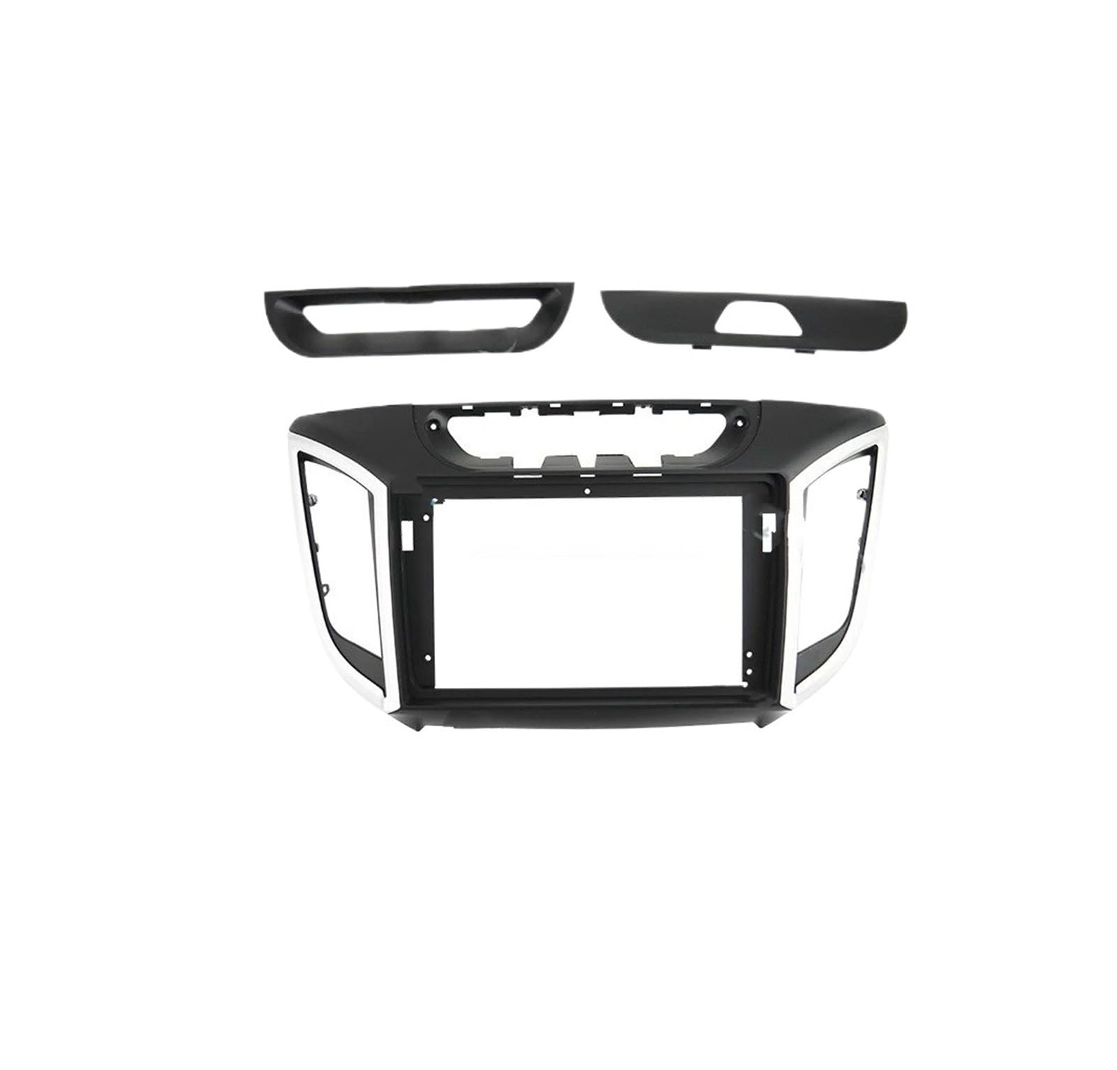 Mascherina Autoradio Cornice Stereo Lettore MP5 Android Radio unità Principale 2 DIN Fascia Stereo Pannello Cruscotto Copertura 10 Pollici per Hyundai per Creta 2014-2018 2019