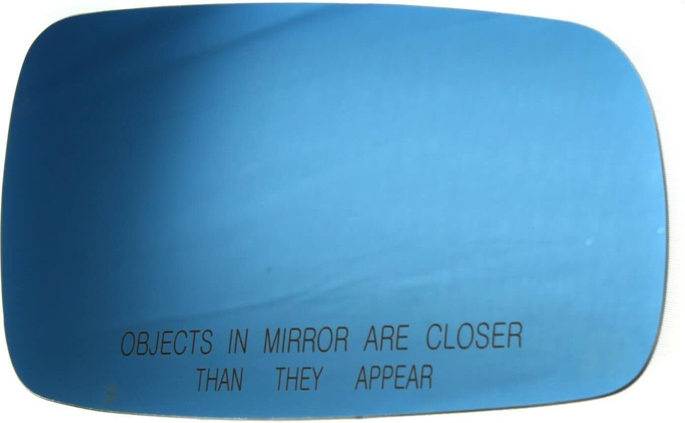 2pcs Left & Right Side Heated Exterior Rear View Mirror Glass Without Trun Signal Blue with Backng Plate for Cabrio 99-02 for GTI 06-07 for Golf 99-06 for Jetta 99-05 for Passat 98-04