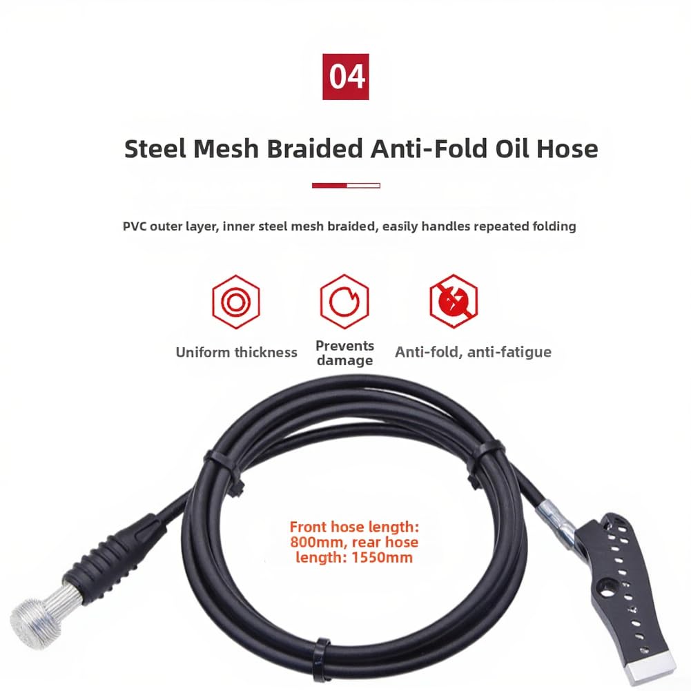 Freni Idraulici E-Bike MT600 Doppio Pistone 160mm | Doppio pistone, potenza frenante superiore, cavo 2pin impermeabile, disco 160mm incluso, per e-bike(front brake only)