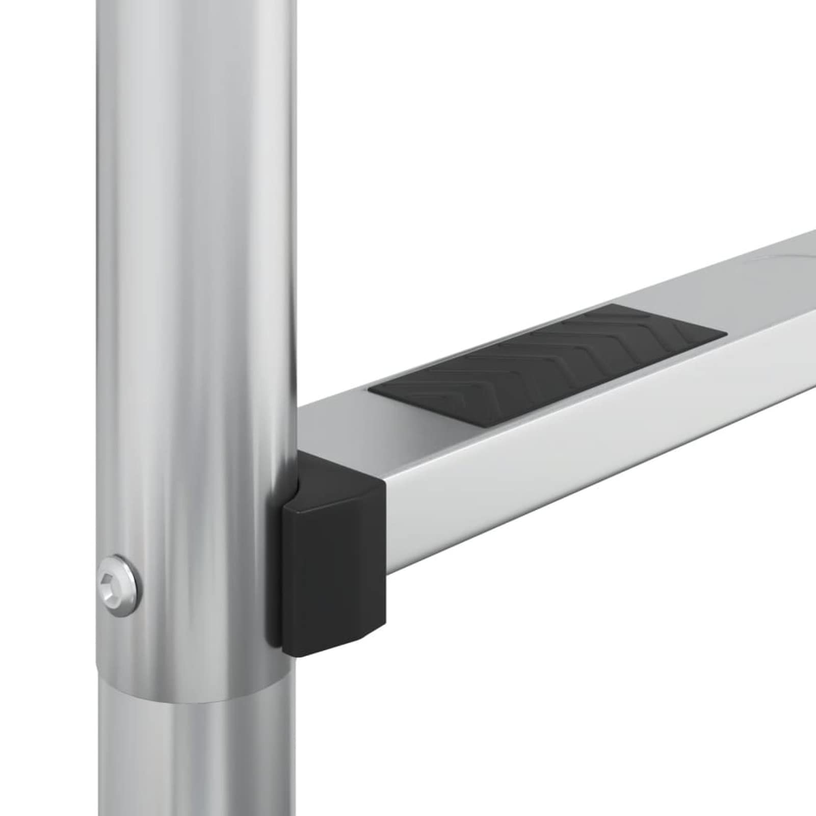 Scala per Piscina 54x38x184,5 cm Acciaio Inox 304,Scaletta per Piscina Barche Gradini da Bagno per Piscina/Ponte/Barca, per Yacht con gradini Antiscivolo con corrimano