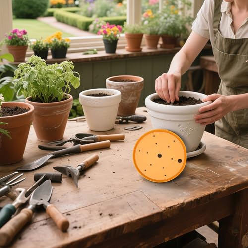 Inserts de pot de fleurs ronds en plastique durable haute performance
