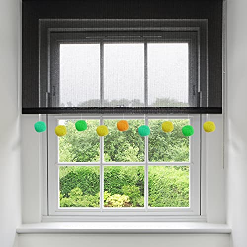 TEHAUX Pompons Artes E Artesanato Brinquedo Pom Pom Gatinho 4Cm Dias Bolas de Pompom Sortidas Bolas