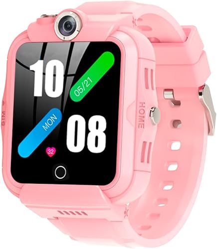 Miniatura 1 de FINDMYKIDS Pingo Track - Reloj inteligente 4G para niños y niñas teléfono para niños con rastreador GPS cámara HD SOS WiFi podómetro pantalla táctil