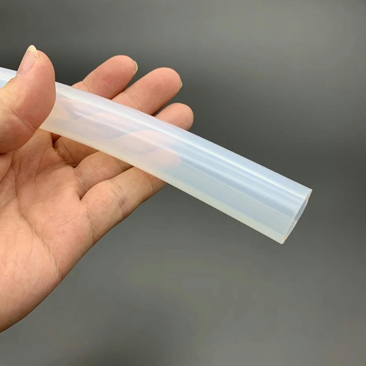 Tubo de silicona de 5/10 metros con diámetro interior de 2 mm a 14 mm, flexible, apto para uso alimentario, resistente a la temperatura, transparente, no tóxico, 10 metros, 6 x 12 mm