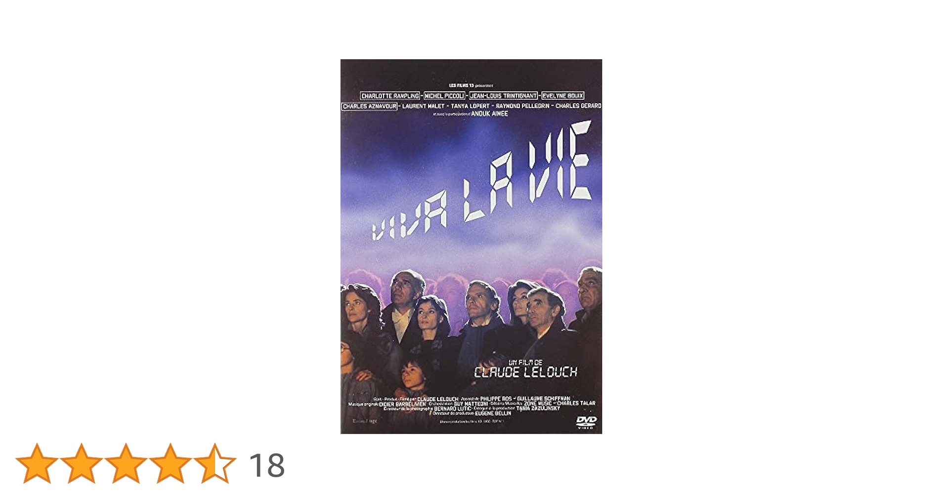 VIVA LA VIE [FRENCH]: Amazon.co.uk: Claude Lelouch: DVD