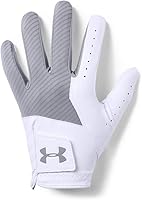 Under Armour Men's Medal Golf Gloves - Durable Synthetic Grip, Breathable Quick-Dry Fit for Golfers